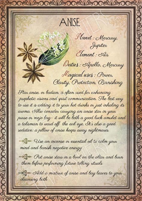 Enigmatic herb spells